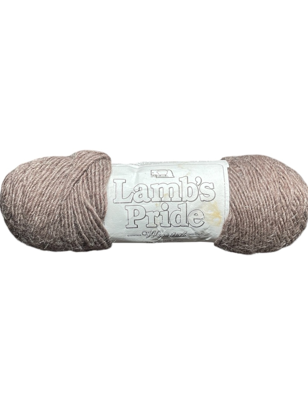 Lamb's Pride Wool Yarn Skein in Taupe 85% wool 15% mohair